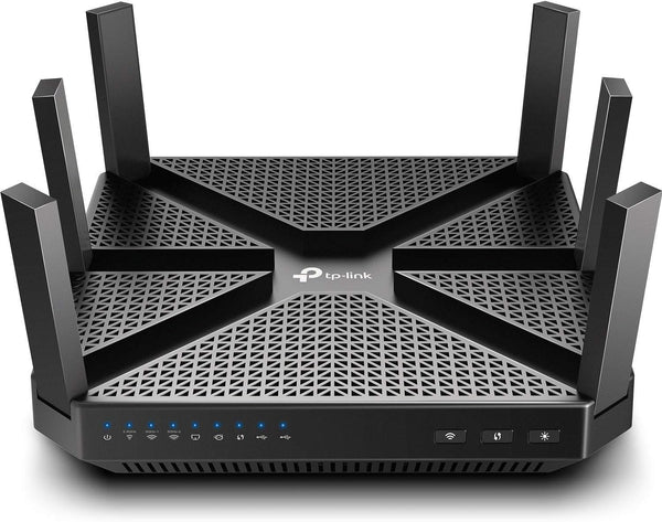 AC4000 Smart Wifi Router - Tri Band Router , MU-MIMO, VPN Server, Antivirus/Parental Control, 1.8Ghz CPU, Gigabit, Beamforming, (Archer A20),Black (Renewed)