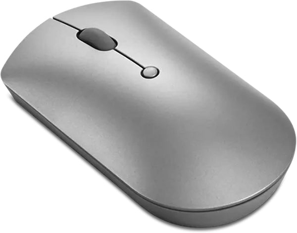 600 Bluetooth Silent Mouse, Blue Optical Sensor, Adjustable DPI, 4 Button, Microsoft Swift Pair, Windows, Chrome, GY50X88832, Gray