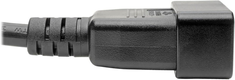 Heavy-Duty Computer Power Extension Cord for Servers and Computers 20A, 12AWG (IEC-320-C19 to IEC-320-C20) 6-Ft.(P036-006)