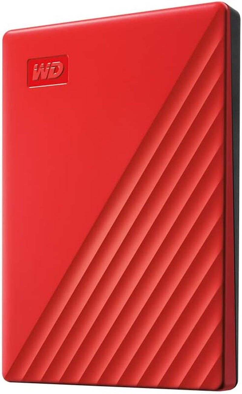 1TB My Passport Portable External Hard Drive with Password Protection and Auto Backup Software, Red - BYVG0010BRD-WESN Red 1TB PC Hard Drive