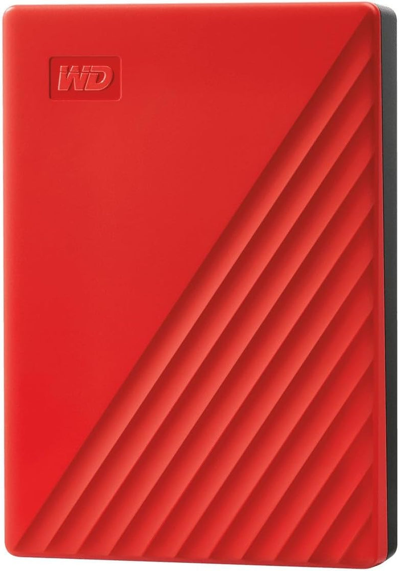 WD 5TB My Passport Portable External Hard Drive Red - WDBPKJ0050BRD-WESN