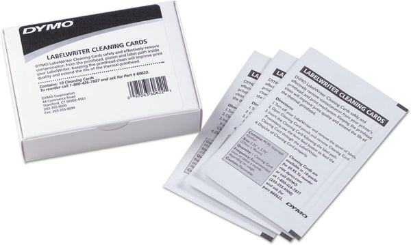 Labelwriter Label Maker Cleaning Card, 10 Count