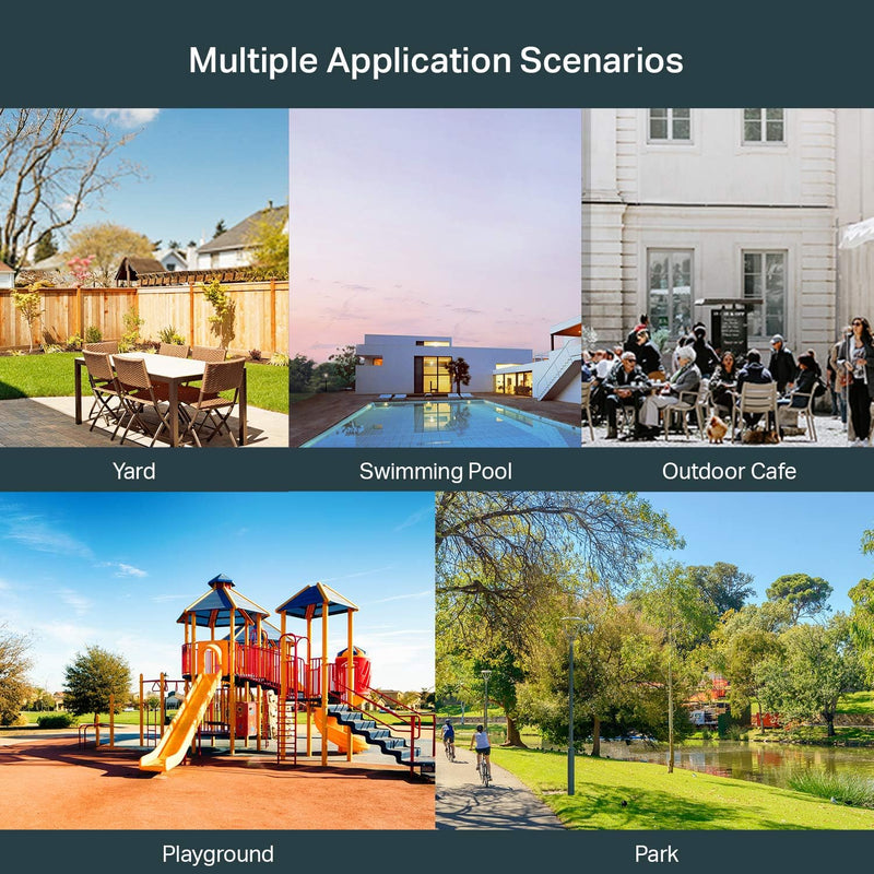 Tp-Link Eap110-Outdoor V3 | Omada N300 Wireless Outdoor Access Point | Wifi Coverage up to 200 Meters| Passive Poe W/ Free Poe Injector | SDN Integrated | Cloud Access & Omada App