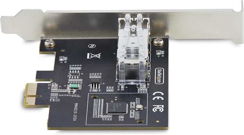 1-Port Gbe SFP Network Card, Pcie 2.1 X1, Intel I210-IS, 1Gbe Controller, 1000BASE Copper/Fiber Optic, Single-Port Gigabit Ethernet NIC, Desktop/Server Backplanes (P011GI-NETWORK-CARD)
