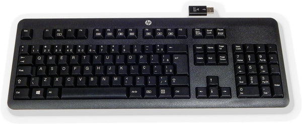 Brazil KBRF57711 2.4Ghz Wireless Keyboard 724722-201 672648-203 Brazillian KB