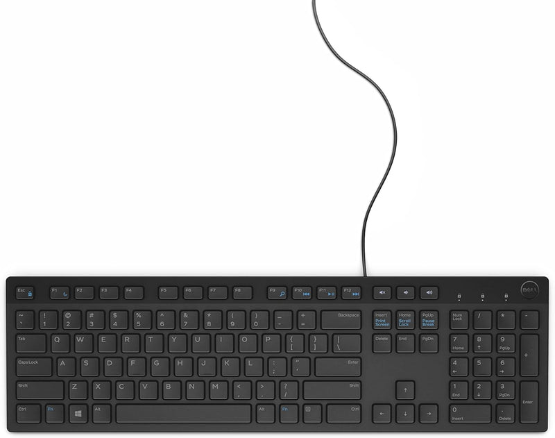 Multimedia USB-A Keyboard-Kb216 - UK (QWERTY) - Black