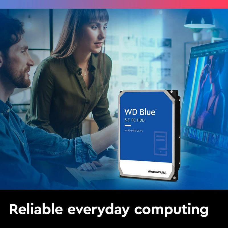 1TB WD Blue PC Hard Drive HDD - 5400 RPM, SATA 6 Gb/S, 64 MB Cache, 3.5" - WD10EZRZ 1TB 5400 RPM