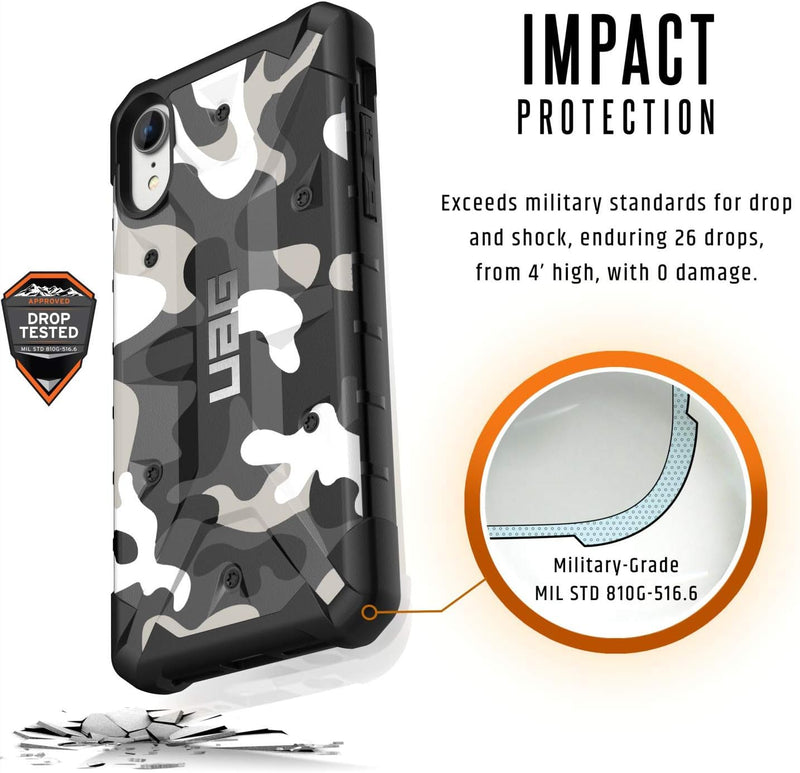 Iphone XR (6.1 Inch) Compatible Case, Pathfinder Arctic Camo [Japan Authorized Dealer] UAG-IPH18S-AC