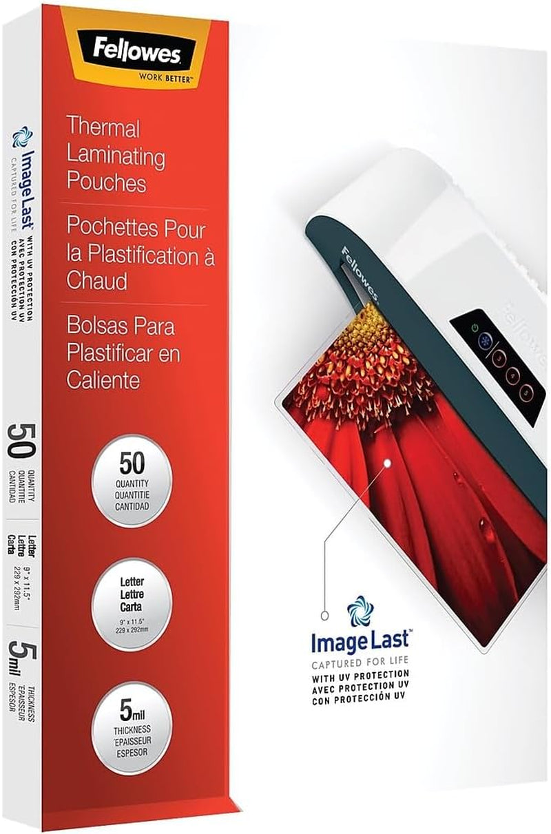 52040 Laminating Pouches with UV Protection, 5Mil, 11-1/2 X 9, 100/Pack