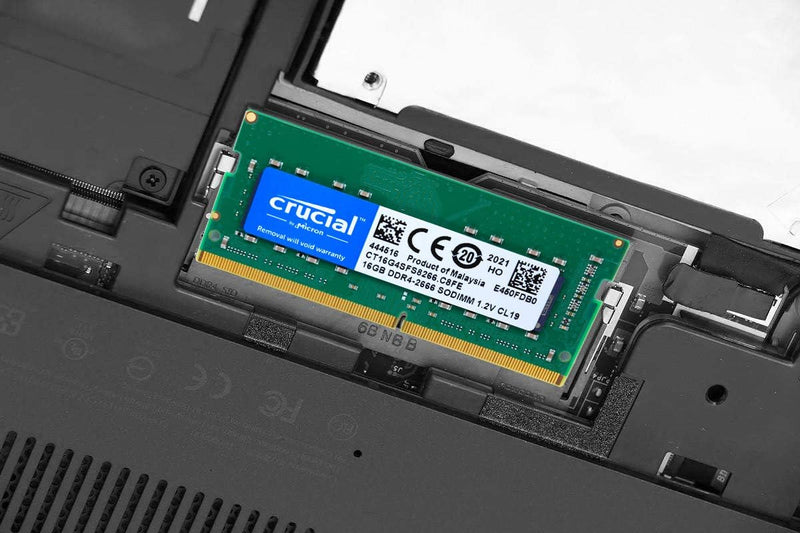 16GB DDR4 SDRAM Memory Module - for Notebook - 16 GB - DDR4-2666/PC4-21300 DDR4 SDRAM - CL19-1.20 V - Non-Ecc - Unbuffered - 260-Pin - Sodimm (CT16G4SFS8266)