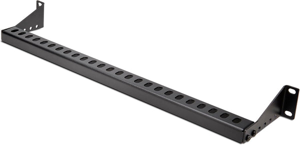 1U Rack Mountable Cable Lacing Bar W/Adjustable Depth, Cable Support Guide for Organized 19" Racks/Cabinets, Horizontal Cable Guide for Patch Panels/Switches/Pdus (12S-Cable-Lacing-Bar)