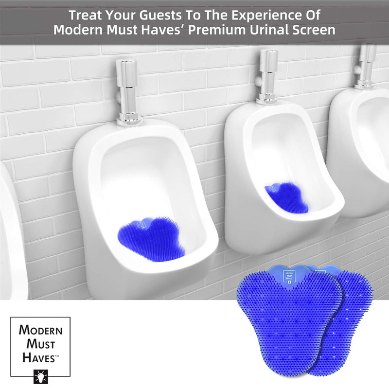 Anti-Splash Deodorizer Urinal Screen Mats (10 Pack) | Premium Long Bristle Splash Reducing Urinal Cake | Lasting Odor Freshener | Ideal for Bathrooms, Restrooms in Restaurants, Bars, Schools & Offices