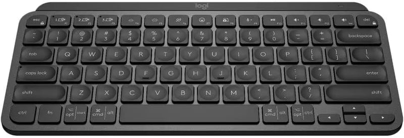 Logitech MX Keys Mini Wireless Keyboard - Black (Renewed)