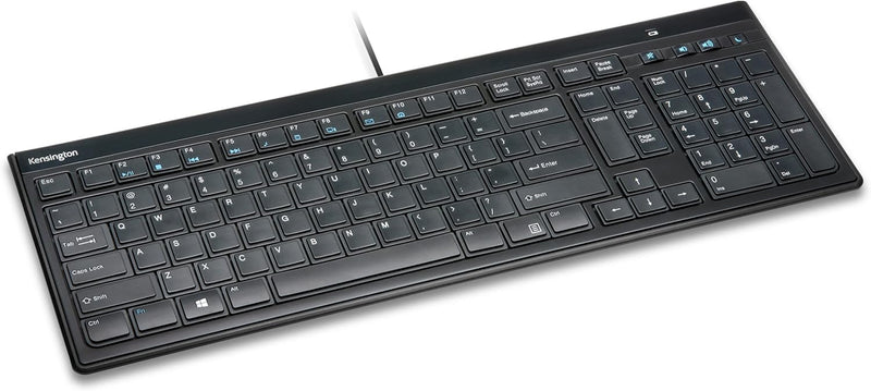 Slim Type Wired Keyboard (K72357Usa),Black