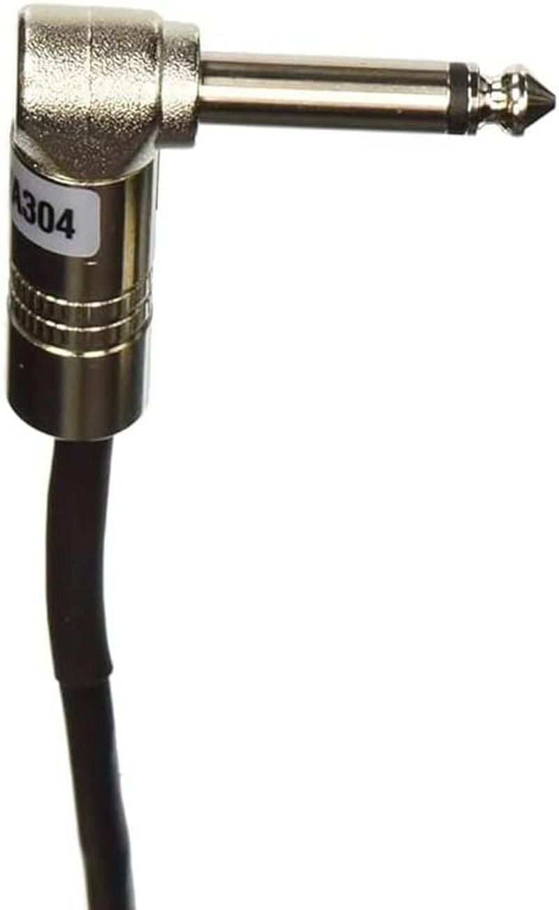 WA304 2' Instrument Cable, 4-Pin Mini Connector (TA4F) with Right-Angle 1/4" Connector