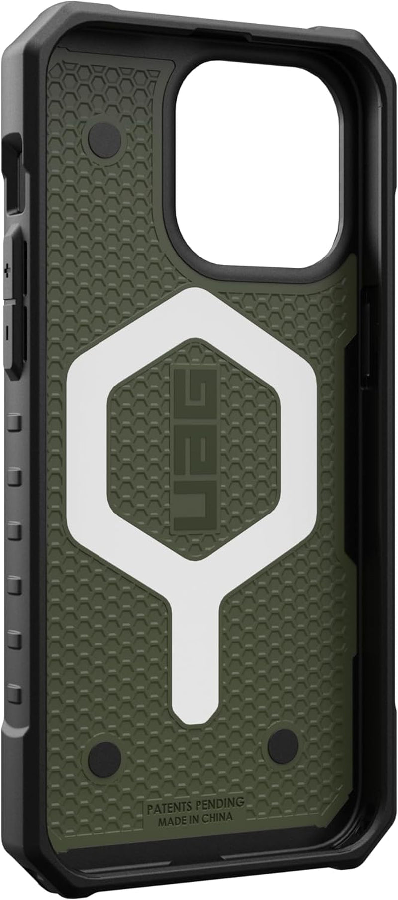 URBAN ARMOR GEAR UAG [Updated Ver] Compatible with Iphone 15 Pro Max Case 6.7" Pathfinder Olive Drab Built-In Magnet Compatible with Magsafe Charging Rugged Military Grade Dropproof Protective Cover