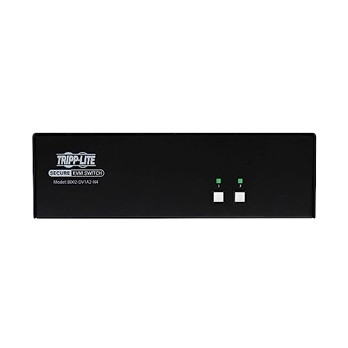 Tripp Lite Secure KVM Switch, United States Government NIAP-Certified PP4.0 Security, Common Access Card (CAC) Port, TAA Compliant, 3-Year Warranty (B002 Series) - PEGASUSS 
