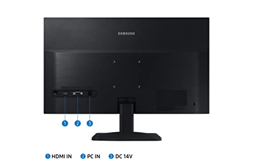 SAMSUNG S33A Series FHD 1080p Computer Monitor, HDMI, VA Panel, Wideview Screen, Eye Saver/Game Mode (LS22A338NHNXZA), Black - PEGASUSS 