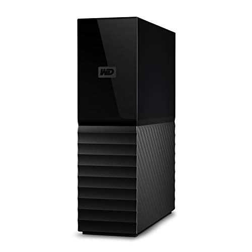 Western Digital 4TB My Book Desktop External Hard Drive, USB 3.0, External HDD with Password Protection and Backup Software - WDBBGB0040HBK-NESN