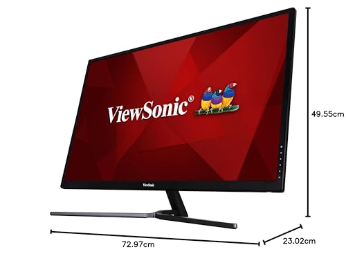 ViewSonic VX3211-4K-MHD 32 Inch 4K UHD Monitor with 99% sRGB Color Coverage HDR10 FreeSync HDMI and DisplayPort - PEGASUSS 