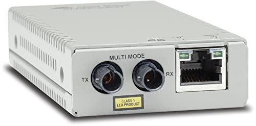 Allied Telesis - AT-MMC200/ST-960 - Allied Telesis MMC200/ST Transceiver/Media Converter - 1 x Network (RJ-45) - 1 x ST Ports - Multi-mode - Fast Ethernet - 10/100Base-TX, 100Base-FX - Wall Mountable,