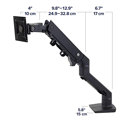 Ergotron – HX Single Heavy Duty Monitor Arm, VESA Desk Mount - PEGASUSS 