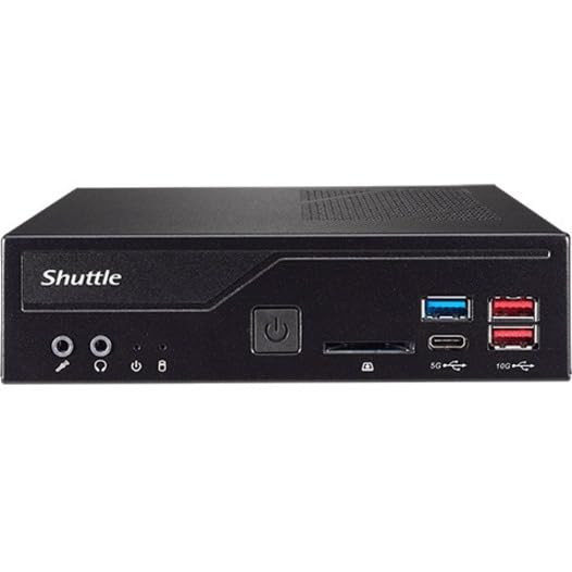 Shuttle XPC Slim DH670 Barebone System - Slim PC - Socket LGA-1700-1 x Processor Support