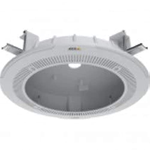 Axis 01514-001 Model T94N01L Recessed Mount for use with AXIS P37 Network Camera Series, Indoor and Outdoor Use, Suitable for Plenum sSpaces, Metal Back Box - PEGASUSS 