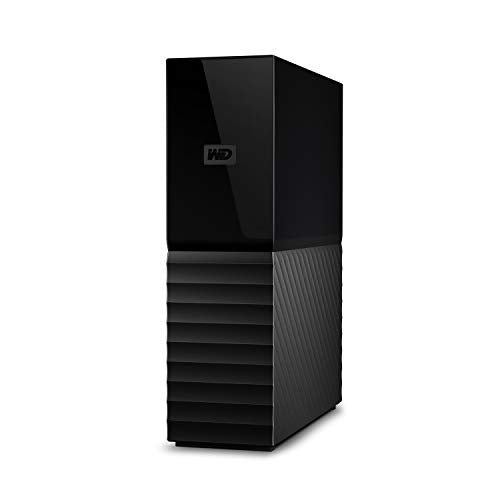 Western Digital 6TB My Book Desktop External Hard Drive, USB 3.0, External HDD with Password Protection and Auto Backup Software - WDBBGB0060HBK-NESN