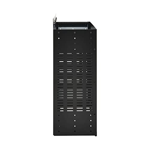 Tripp Lite SmartRack 4U Vertical Wallmount Rack Enclosure, Low-Profile 5″ from Wall, 19″ Equipment Depth, Vented Sides Provide Free Airflow, Mounting Hardware Included, 5-Year Warranty (SRWO4UBRKT) - PEGASUSS 