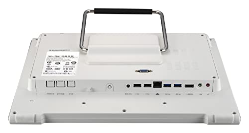 Shuttle XPC AIO X50V8 White Embedded Intel Celeron 5205U All-in-One Barebone PC, Fanless, IP54 Certified, VESA Compatible, No RAM, No HDD/SSD, No OS