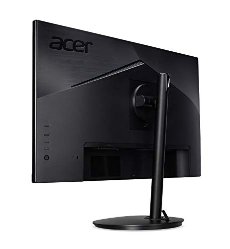 acer Full HD (1920 x 1080) IPS Frameless, AMD FreeSync, 1ms VRB, ErgoStand Monitor with Full HD Adjustable Webcam (Display Port, HDMI & VGA Ports),Black - PEGASUSS 