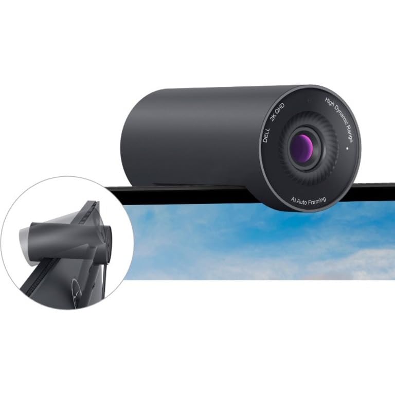 Dell WB5023 Webcam - 60 fps - USB 2.0 Type A, Black - PEGASUSS 