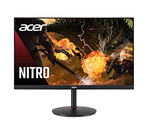 Acer Nitro XV252Q Fbmiiprx 24.5" Full HD (1920 x 1080) IPS Gaming Monitor with AMD FreeSync Premium Technology | Up to 390Hz | Up to 0.5ms | 99% sRGB (2 x HDMI 2.0 Ports & 1 x Display Port) - PEGASUSS 