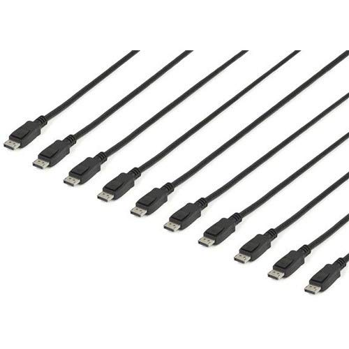 15 Ft Displayport Cable With Latches Multipack Provides A Secure Connection Betw - PEGASUSS 