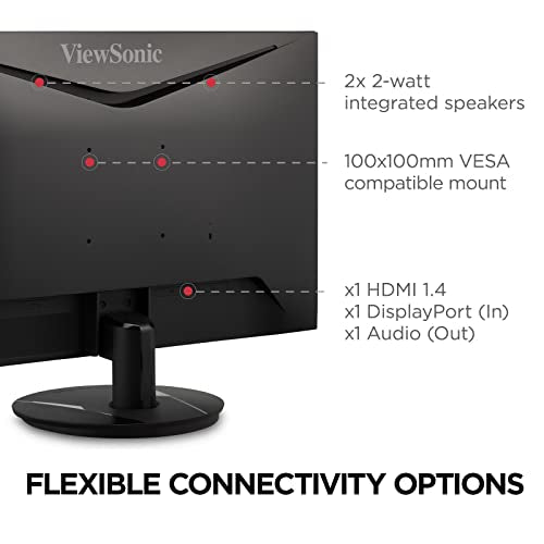 ViewSonic Omni VX2416 24 Inch 1080p 1ms 100Hz Gaming Monitor with IPS Panel - PEGASUSS 