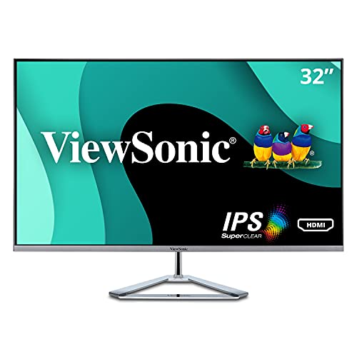ViewSonic VX2776-SMHD 27 Inch 1080p Widescreen IPS Monitor with Ultra-Thin Bezels, HDMI and DisplayPort - PEGASUSS 