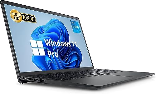 DELL 2023 Inspiron 15 Business Laptop, 15.6" 1920x1080 FHD, Intel i5-1135G7 2.4 GHz, Win 11 Pro, Webcam, WiFi,Bluetooth, Carbon Black, 32GB YYY USB Card - PEGASUSS 