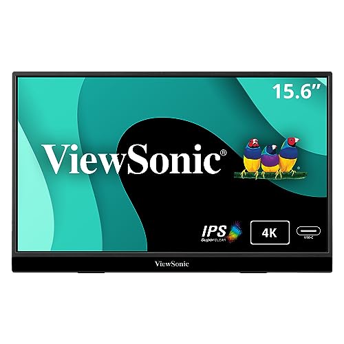 ViewSonic TD1655 15.6 Inch 1080p Portable Monitor with IPS Touchscreen - PEGASUSS 