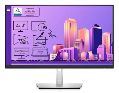 Dell 24 Monitor - P2422H - Full HD 1080p, IPS Technology, ComfortView Plus Technology - PEGASUSS 
