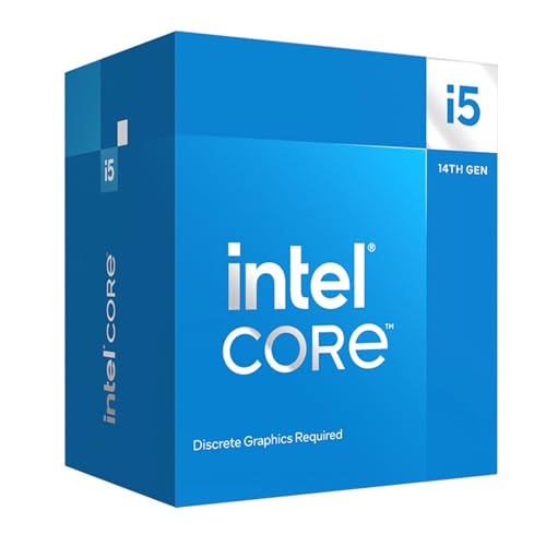 Intel Core i5-14400F Desktop Processor 10 cores (6 P-cores + 4 E-cores) up to 4.7 GHz