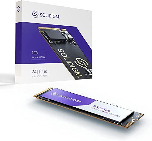 Solidigm P41 Plus Series PCIe GEN 4 NVMe 4.0 x4 M.2 2280 3D NAND Internal Solid State Drive - PEGASUSS 