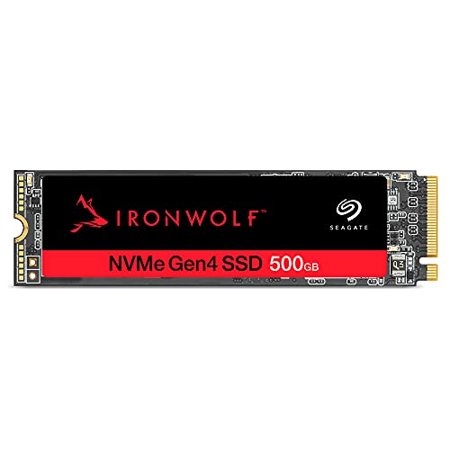 Seagate IronWolf NAS Internal Solid State Drive - SATA M.2, PCIe Gen 4 speeds up to 5000MB/s, 1.8M Hours MTBF, 0.7 DWPD, with Rescue Services - PEGASUSS 