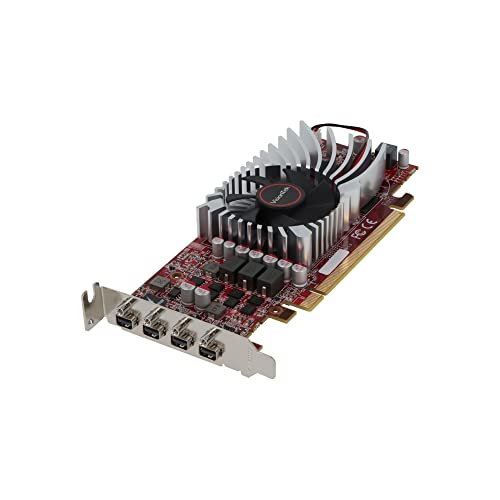 VisionTek AMD Radeon RX 550 SFF 4M GDDR5 Graphic Card, 4 Mini DisplayPort - PEGASUSS 