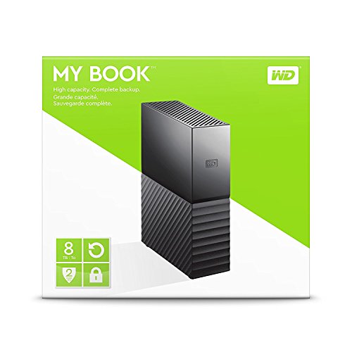 [Refurb] WD 8TB My Book Desktop External Hard Drive USB 3.0 WDBBGB0080HBK-NESN - PEGASUSS 