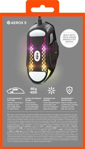 SteelSeries Aerox 5 Lightweight Gaming Mouse - PEGASUSS 