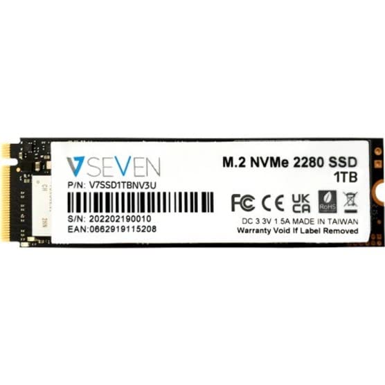 V7 1 TB Solid State Drive - M.2 Internal - PCI Express NVMe (PCI Express 3.0 x4) - TAA Compliant - PEGASUSS 