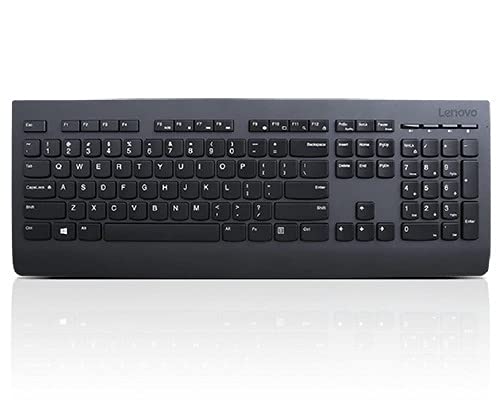 Lenovo This Sleek and Stylish Full-Size Keyboard and Mouse Combo Offers Exceptional Qua
