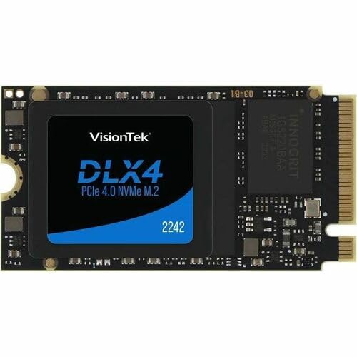 VisionTek DLX4 1 TB Solid State Drive - M.2 2242 Internal - PCI Express NVMe [PCI Express 4.0 x4] - PEGASUSS 