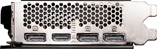 MSI Gaming GeForce RTX 4060 8GB GDRR6 128-Bit HDMI/DP Nvlink TORX Fan 4.0 Ada Lovelace Architecture Graphics Card (RTX 4060 Ventus 2X Black 8G OC) - PEGASUSS 